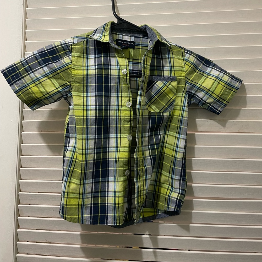 French Toast’s Little Boys Blue Denim Button Down Shirt EUC